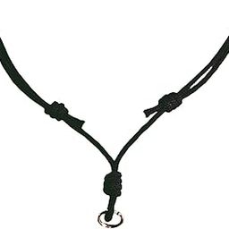 3 Pcs Thick 3 Mm Vintage Umbrella Cord Rope Adjustable Necklaces With Metal Ring For Hanging Boho Pendants Black Cord Necklace For Men Women Size 16-29 Inches, Umbellra Rope String, No Gemstone-image-88