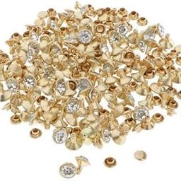 BNF®2x100pcs Double Cap Crystal Rivets Rivets Bags Clothes Accessories 8mm|Crafts | Leathercrafts | Leathercraft Accessories | Studs, Rivets & Tacks-image-35