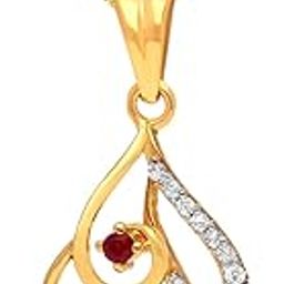 Yellow Gold Pendant for Women 22k | 22 kt (916) BIS Hallmark Gold Pendant for Women & Girls | 22 Karat Gold Jewellery for Birthday, Wedding, Anniversary & Diwali Gift-picture-10