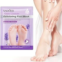 Foot Peel Mask for Women & Men | Peeling & Exfoliating Foot Mask for Dry Cracked Feet, Removes Dead Skin & Calluses, Hydrates & Smooths Cracked Heels (Pack of 1) (LAVENDER)-image-58