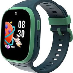 Noise Scout Kids smartwatch with Assisted GPS Tracking, 4G Video & Voice Calling, Parental Control, Long Battery, Habit Formation, in-Built Games, Buddy app for Parents (Ninja Green)-1