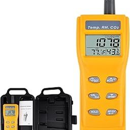Bequest Portable Digital Carbon Dioxide Temperature Humidity Indoor 9999ppm NDIR Sensor IAQ CO2 Monitor Wet Bulb Temperature (WB) Dew Point (DP) Tester CO2 Monitor for Indoor Air Quality (IAQ)-18