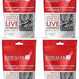 Descale Compatiable For IFB & LG Washing Machine Front Load and Top Load, Cleaning Powder, Descaling Powder, Drum Cleaner 100G (Pack of 04) STYLE_05-9
