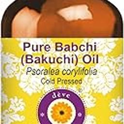 Deve Herbes Pure Babchi (Bakuchi) Oil (Psoralea corylifolia) Natural Therapeutic Grade Cold Pressed 5ml-48