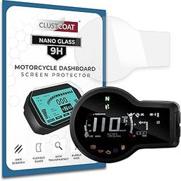 CLUSTCOAT 9H Nano Glass Motorcycle Dashboard Instrument Cluster Screen Protector for HERO Mavrick 440-19