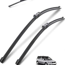 RYU7® Specific Wiper Blades Front With Rear Wiper Blade Set Compatible with Skoda Yeti 24"+19"+11"(Set of 3)-12