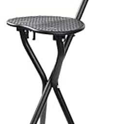 VHG Walking Stick Seniors Elderly Walking Stick with Seat, Aluminum Alloy Folding Canes with Non-Slip Handle, for People Disabilities, Pregnant Women, People Reduced Mobility-image-99