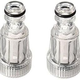 Mini Water Filter Pressure Washer Accessory for 3/4" Inlet Nozzle (Nipple) Spray Gun for Gaocheng Starq Jpt Resqtech Bosch Karcher - Pack of 2-19