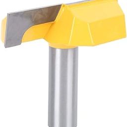 Bottom Surface Router Bit Woodworking Milling Cutter Cleaning Bottom Router Bits Yellow For Woods Particle Board Steel Sand(12 x 57mm)-image-23