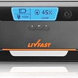 Livfast Smart Flash Pure Sinewave 900VA/12V Inverter with Multi Function LCD Display, Power-Cut Predictor and Smart Mobile App Connectivity |Ideal for Inverter for Home, Office & Shops-8