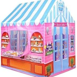 Play House for Kids Jumbo Size Extremely Light Weight, Waterproof Kids Play Tent House for Girls Boys | Water Repellent Big Size | Bis Approved,Multicolor (Cake Shop Tent House)-image-44