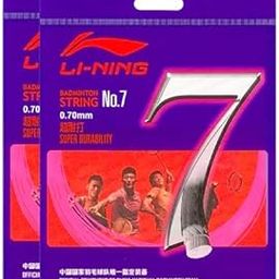Li-Ning No 7 Badminton Strings (Pink Pack of 2)-11