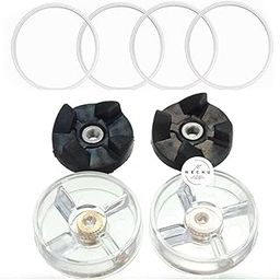 Nechu"WONDER CHEF Nutri Blender" Motor Couplers 2 Rubber Gear, 2 Base and 4 Gasket-28