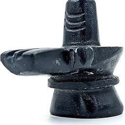 Achleshwar Original Hand Crafted Black Marble Shivling for Pooja|Mandir|Decor|Office|Gifting| (5 inch)-25