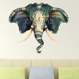 Wallstick Elephant wallsticker (Vinyl 80 cm x 70 cm)-image-12