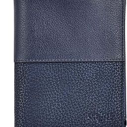 True Blue RFID Protected Genuine Leather Wallet for Men |10 Cards Slots | RFID Protection | 2 Currency Compartments | 2 Hidden Slots | 1 Coin Pocket | 1 Zipper Pocket. (True Blue)-picture-47