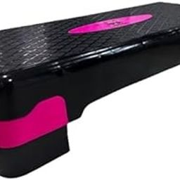 Mapache Aerobic Exercise Stepper: Durable, Non-slip, and Adjustable Fitness Marvel – Elevate Your Workout with the 2-Level Aerobic Fitness Yoga Step, Complete with Mat for Gym Excellence-Pink-19