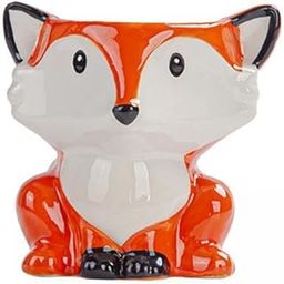 UJEAVETTE 2xCartoon Ceramic Plant Succulent Planter Desk Flower Pot Fox 8x7x7.5cm-image-44