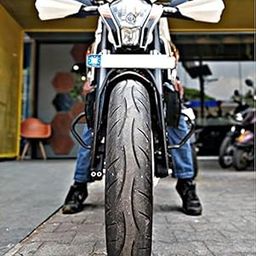 Dynamic BIKERZ Front Fender Number Plate Holder for KTM Duke (Black)-image-56