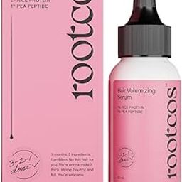 Rootcos Peptide Hair Volumizing Serum with Rice Protein| Increases hair density | Recovers hair strength and moisture | For all hair types | 50 ml-image-33