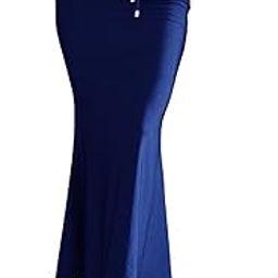 Women's Saree Shapewear – Seamless Curvy Look Petticoat for Saree & Lehenga | Comfortable Body Shaper Breathable & Flexible Shapewear for Women (X-Large_ Royal Blue) &6402-picture-20