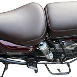Sahara Seats Compatible Honda CB 350(New) Split Seats Cushion Seat Cover(Brown)-image-87