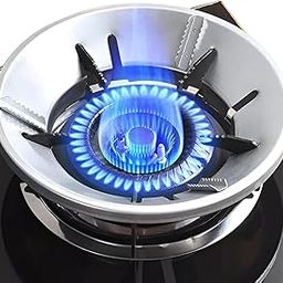 Gas Saver Burner Stand – Energy Saving Stove Support Ring with 4-Leg Design | Wind & Fireproof Chula Jali for LPG Gas Stoves | Flame Control Gas Stove Stand for Home Kitchen(2 pcs)-image-58