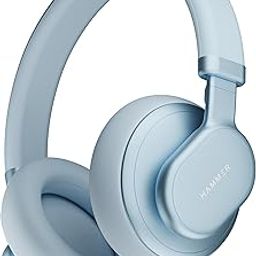 HAMMER Bash Max Over The Ear Wireless Bluetooth Headphones with Mic, Touch Control, Deep Bass, Upto 40 Hours Playtime, Bluetooth 5.3, Workout/Travel (Blue)-27