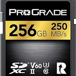 ProGrade Digital SDXC UHS-II V60 Memory Card (256GB), Gold, (Secure-Digital-Cards)-21