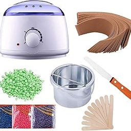 Automatic Wax Warmer Hot Wax Heater With Hair Removal Wax Beans(100gm) and Spatula With Wax Strips For Hair Removal Waxing Kit For Women-image-92