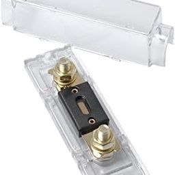 Aswadh 300Amp Inline ANL Fuse Holder Distribution Block Fusebox 0 4 8 AWG-0