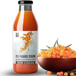 My Pahadi Dukan Himalayan Sea Buckthorn Berry Pulp 200ml | Plant Based Vegan Omega 3, 6, 7 & 9 | No Fish Oil | Natural & Organic | Antioxidants & Vitamins (100ml, Pack Of 2)-image-80