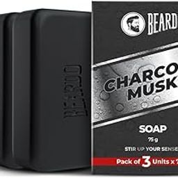 Beardo Activated Charcoal Musk Soap for Men, 75g x 3 | With Activated Charcoal | Deep Cleansing, Anti-Pollution | Refreshing | Removes Impurities | Removing Excess Oil-20