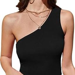 Discover Chic Comfort with Our Women's One Shoulder Ribbed Top-image-22
