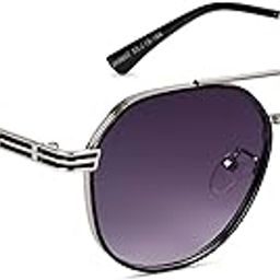 UV Protected & Gradient Grey & Clear Round Sunglasses for Men & Women-image-12