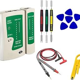 CRAFTS HAVELI Combo of Digital Tester RJ45 LAN Tester & 3Pc Spudger Set & 6pc Mobile Opener, Wire & Mini Wire Stripper-picture-23