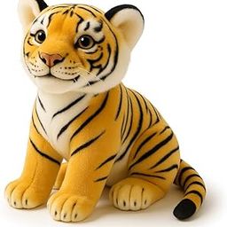 ADDY TOYS Siberian Jungle Tiger Soft Toy 40cm | Yellow & Black | Cuddly Plush Toy for Kids/Toddlers/Adults/Gen-Z | Realistic Tiger Stuffed Animal for Kids - Polyester Material (Pack of 1)-10