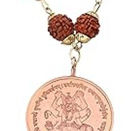 Rudraksha Shiv Mahamrityunjaya Copper Locket/Pendant with Rudraksha for Men Women Boys Girls, Rudraksha Mala made-picture-27