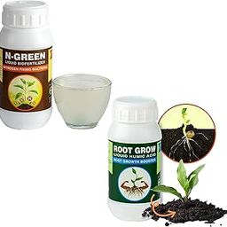 Sushila Agrofert Plant Growth Booster N Green 250 ml Nitrogen Fixing Bacteria Biofertilizer and Sushila Agrofert Root Grow - Liquid Humic Acid 250 Ml Biofertilizer for Plant Growth-image-25