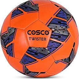 Cosco Twister Football/PVC Material/Football for Indoor Use/Size - 5-Orange-picture-12