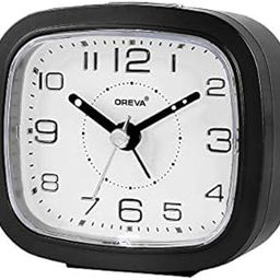 OREVA Alarm Table Clock with LED and 4 Step Buzzer Sound (Black Body White LED, 9.4 cm x 3.9 cm x 8.5 cm, AA3507)-30