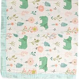 Kicks & Crawl Baby Bear Quilted Muslin Baby Blanket - 100% Muslin Cotton (110 x 110 cm)-image-86