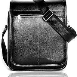 PU Leather Side Bag, Compact Sling for Men with Multi-Zipper Storage and Adjustable Strap, Ideal for Students, Office Use, Daily Routines, and Light Travelers-image-89