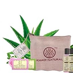 Khadi Natural Travel KitSkincare essentials Heena & Tulsi Extra Conditioning Herbal Hair Shampoo Natural Hair Cleanser for Frizzy Hair Shampoo For Making Hair Manageable SLS & Paraben Free 210 m-image-20