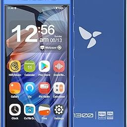 HiBy Digital M300 Music Player with Speaker Built-in Android 13 OS Bluetooth WiFi and FM Supports PCM768k DSD256 32G Blue-95