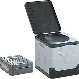 Ndola Portable Toilet, Outdoor Travel Potty for Adults Folding Camping Toilet Portable Waterproof Toilet for RV, Hiking, Beach, Traffic Jam and Home-image-9