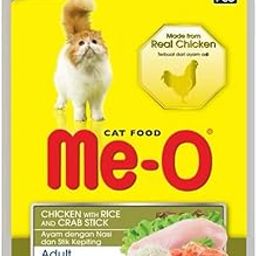 ME- O Chicken with Rice &Crab Stick 80G, Wet Food, Pack of 12 (80G X 12, 960G)-picture-21