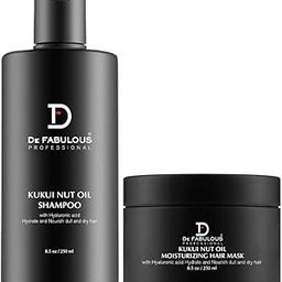 De fabulous - KuKui Nut Oil Shampoo & Hair Mask 250ml Combo-image-14