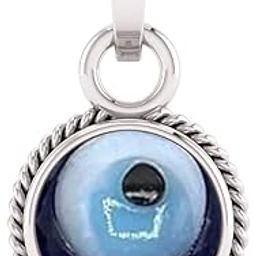 lmdprajapatis Original Turkish Nazariya Natural Blue Evil Eye Pendants Silver Pendant For Women And Men-picture-3