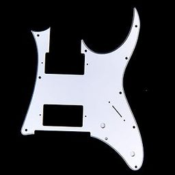 Custom Guitar Pick Guard for Ibanez RG 350 DX, 2-Pickup, 3ply White-picture-12